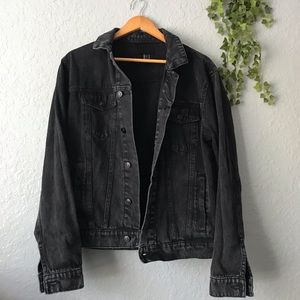 black denim jean jacket